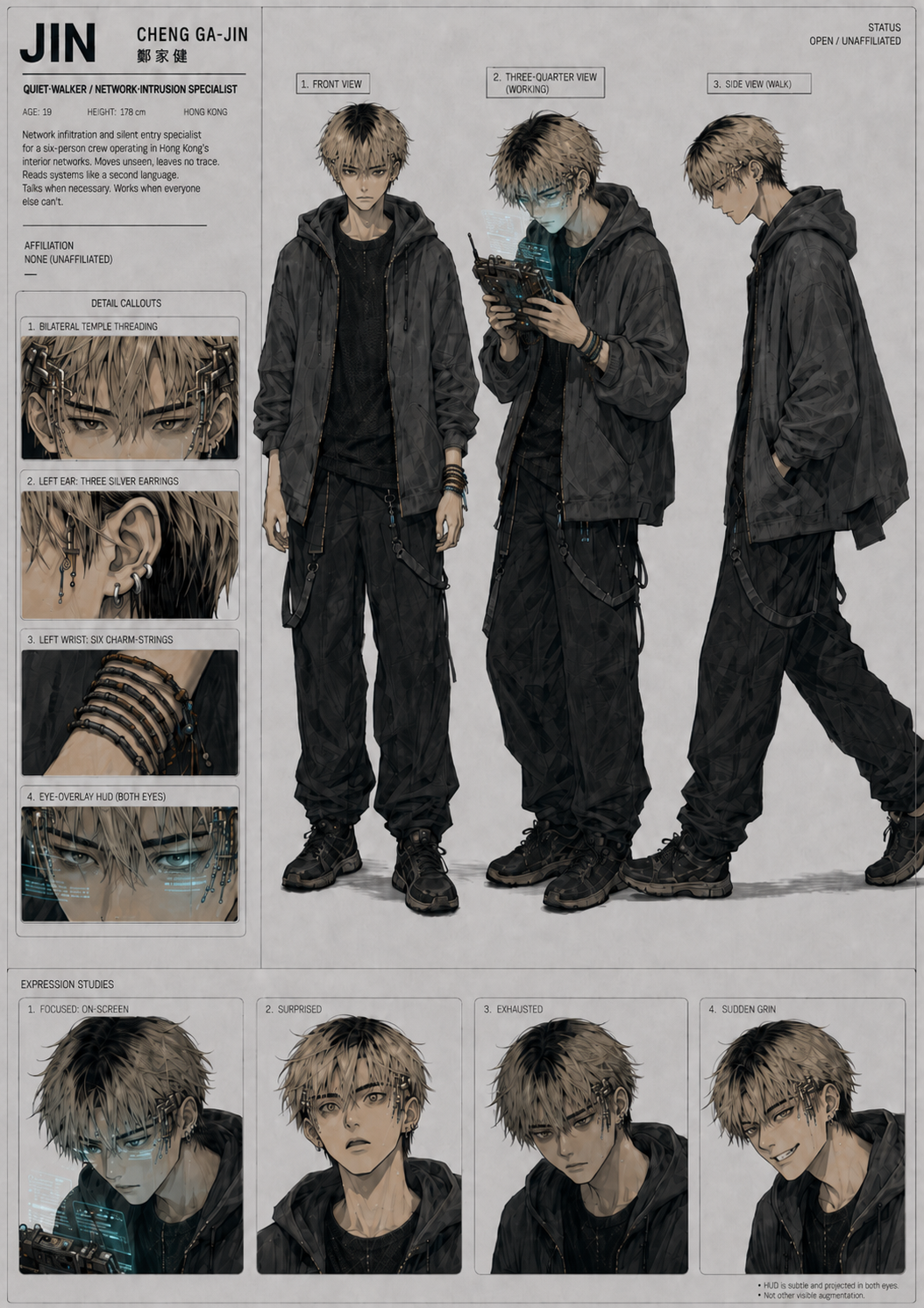 Cheng Ga-jin — Reference Sheet